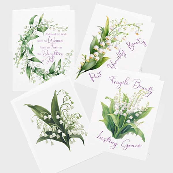 (image for) Job's Daughters Lily of the Valley Assorted Cards (8)